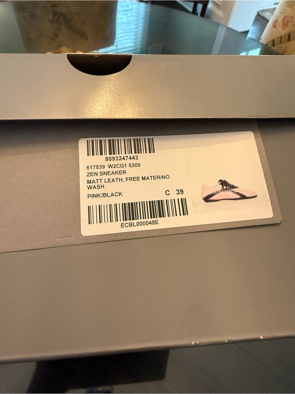Balenciaga Pink and Black Zen Sneakers, size 39; worn once! - Picture 3 of 6